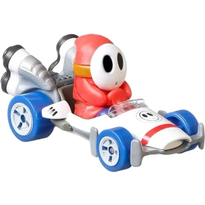 Imagen de Hot Wheels Mario Kart Shy Guy, modelo variado, 1 pieza