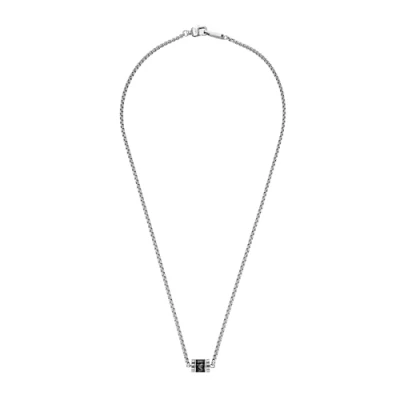 Imagen de Emporio Armani Collar Para Hombre, Longitud Total: 500mm Tamaño Rondel: 10X8X2mm De Plata Acero Inoxidable, EGS2844040