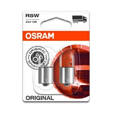 Imagen de OSRAM ORIGINAL LINE 5627 02B Bombillas 24 5 R5W IVECO: Trakker, EuroCargo I III, DAILY 2 Pritsche/Fahrgestell, MERCEDES BENZ: ATEGO