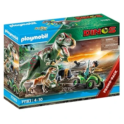 Imagen de PLAYMOBIL Dinos 71183 Ataque del T Rex, Juguetes para Niños a Partir de 4 Años