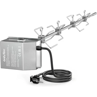 Imagen de onlyfire Acero Inoxidable Barbacoa asador Kit para Weber 7653 con Genesis II 400 &amp; 600 Serie y LX 4 6 Quemador barbacoas