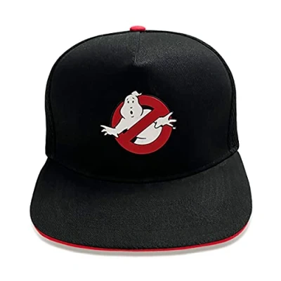 Imagen de Heroes Inc. Gorra Snapback Ghostbusters para Hombre, con Visera de algodón, Logotipo Goma