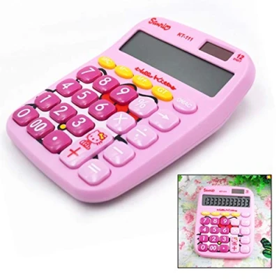 Imagen de Xrten Calculadora Científica Regalo Diversión, Oficina Papelería Calculadora, Rosa