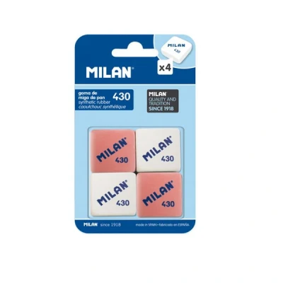 Imagen de Goma de borrar milan 430 blister , 4 Unidades ( Paquete 1)