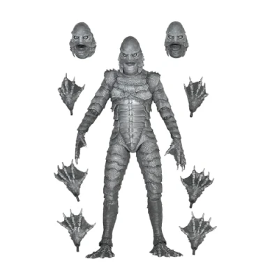 Imagen de NECA Ultimate Creature (b&amp;w) Fig. 18 cm from The Black Lagoon Universal Monsters
