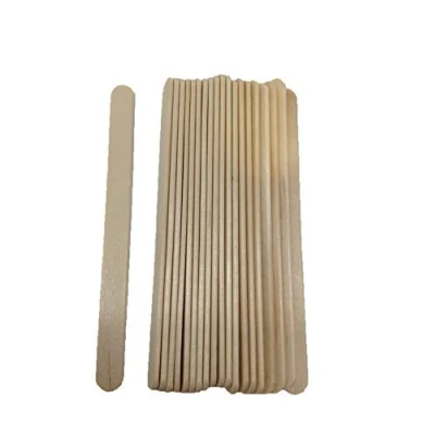 Imagen de 20 espatulas delgadas en madera para depilacion con cera, el rostro y partes delicadas sensibles