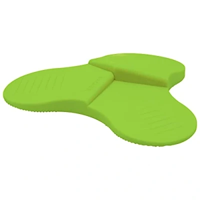 Imagen de WAGNER Tope de Puerta Diseño Especial 3STOP COLOR, Cuña Goma Antideslizante Ø 108 x 19 mm, Verde, 3 Niveles Elevación, Adecuado para Cualquier Puerta, Versátil, Premiado 15698601