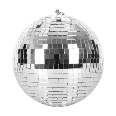 Imagen de BeamZ Bola de discoteca espejos para colgar del techo en fiestas, Espejos, Disco ball decoración fiestas efecto multi rayo, Diámetro 20 cm.
