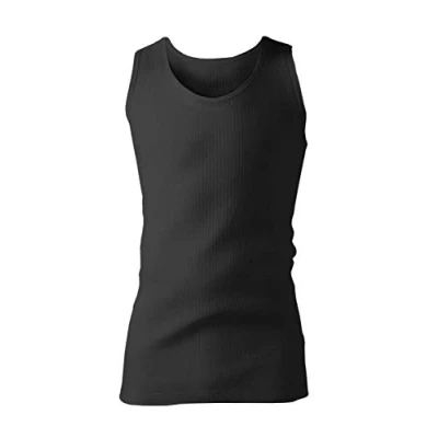 Imagen de HEAT HOLDERS Hombre Algodon Invierno Camiseta Termica Sin Mangas (X Large (44 46&quot; Chest), Charcoal)