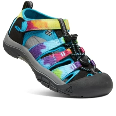 Imagen de KEEN Newport H2, Sandalias para Unisex niños, Azul (Rainbow Tie Dye), 25/26 EU