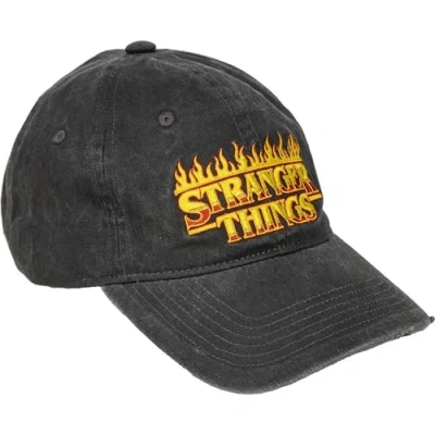 Imagen de CERDÁ LIFE&#039;S LITTLE MOMENTS Gorra con Visera de Stranger Things Color Negro Medida 58 cm Elaborada Algodón Estampado Producto Original
