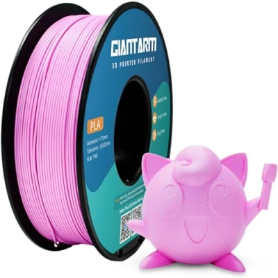 Imagen de Filamento PLA 1.75mm, GIANTARM para impresión 3D, 1kg 1 Spool，Pink