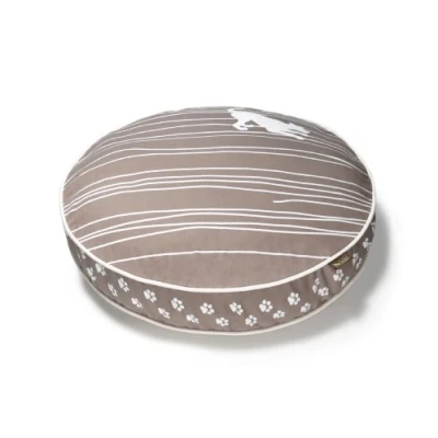 Imagen de P.L.A.Y. (Pet Lifestyle and You Cama Redonda para Perro en Alambre, Color Gris S