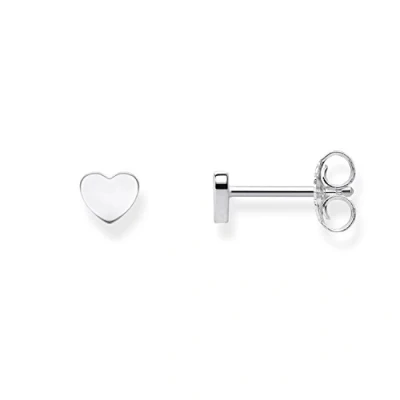 Imagen de Thomas Sabo Pendientes de botón Mujer con Plata Ley 925, Plateado