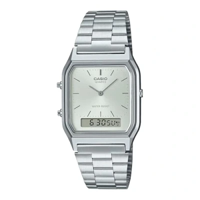 Imagen de Casio AQ 230A 7A Reloj Ana Digi plateado, talla única, pulsera