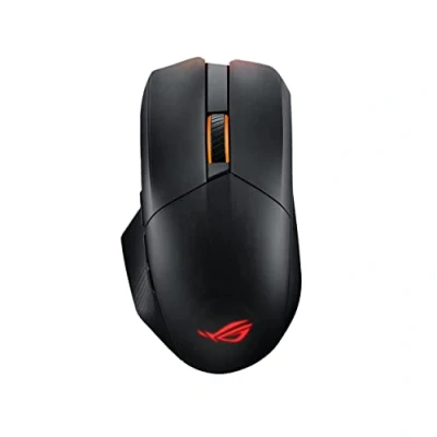 Imagen de ASUS ROG Chakram X Origin Ratón Gaming, Conectividad Triple 2.4GHz RF, Bluetooth y con Cable, Sensor de 36000 dpi, 11 Botones Programables, Joystick Desmontable, Cable Paracord, Negro