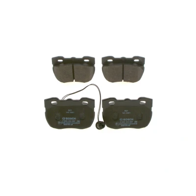 Imagen de BOSCH 0 986 424 287 Juego de pastillas freno Low Metallic con sensor desgaste incorporado Chapa antichirridos LAND ROVER: Discovery 1