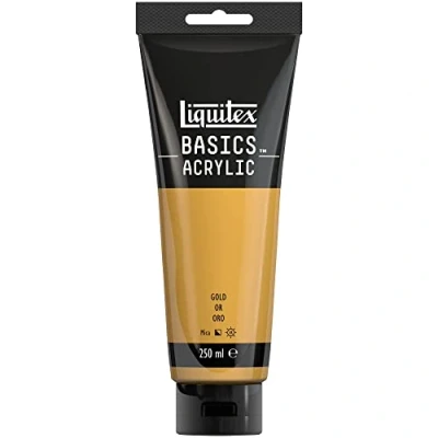 Imagen de Liquitex Basic Acrylic Tubo de Pintura Acrílica, 250 ML, Dorado (Oro Nuevo)