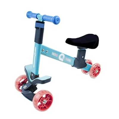 Imagen de Calma Dragon Triciclo GDKWP02, Bicicleta sin Pedales para Niños, Correpasillos Bebes, Bici niños con Sillín Regulable, Ruedas Luces Led (Azul)