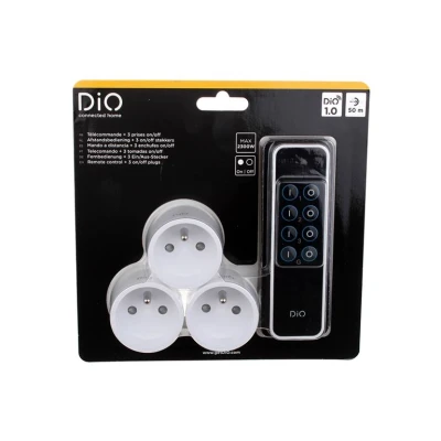 Imagen de dio Kit de 3 enchufes + control remoto first 54895
