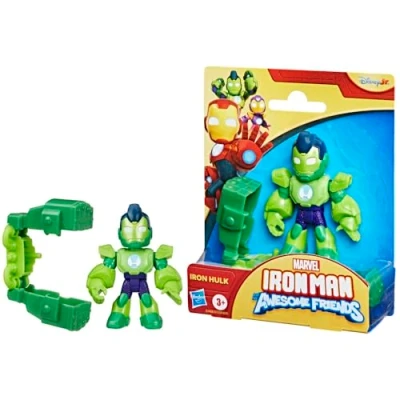 Imagen de Iron Man and His Awesome Friends Marvel, Figura de Hulk con Accesorio