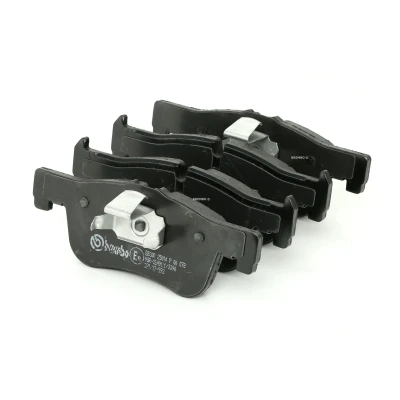 Imagen de BREMBO P 06 078 Juego de pastillas freno preparado para indicador desgaste con clip émbolo, Chapa antichirridos sin accesorios BMW: 1 Hatchback