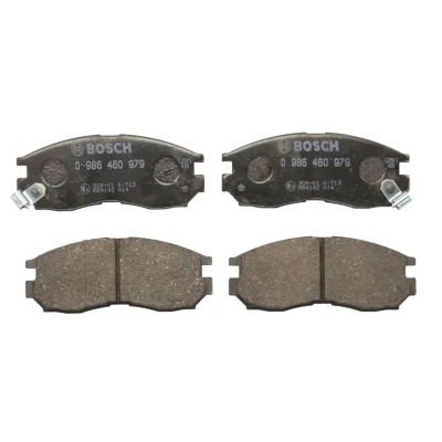 Imagen de BOSCH 0 986 460 979 Juego de pastillas freno Low Metallic con avisador acústico desgaste MITSUBISHI: GALANT 6, ECLIPSE 2, COLT 4