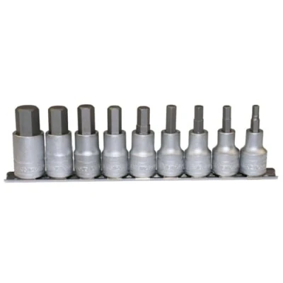 Imagen de Tengtools M1212 Juego de 9 vasos 1/2&quot; para tornillos hexagonales