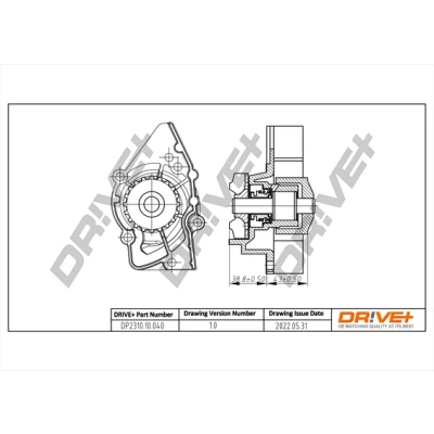 Imagen de Bomba de agua, refrigeración del motor Dr!ve+ DP2310.10.040
