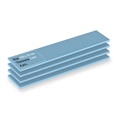 Imagen de ARCTIC TP 3: Premium Performance Thermal Pad, 120x20x1,0 mm (Apilable hasta 2,0 sin pérdida de Rendimiento), 4 Piezas Pad Termico, Alto Rendimiento, Particularmentesuave, Relleno Ideal Huecos