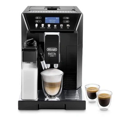 Imagen de De&#039;Longhi Eletta Cappuccino, Máquina Automática de Café en Grano, Espresso, Cafetera, ECAM46.860.B, Negro