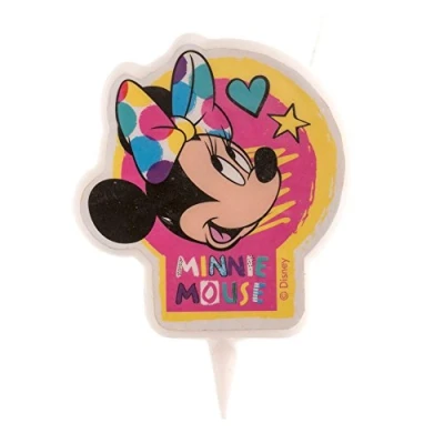 Imagen de Dekora 346218 Vela De Cumpleaños 2D Minnie Mouse, Multicolor, 7.5 (1)