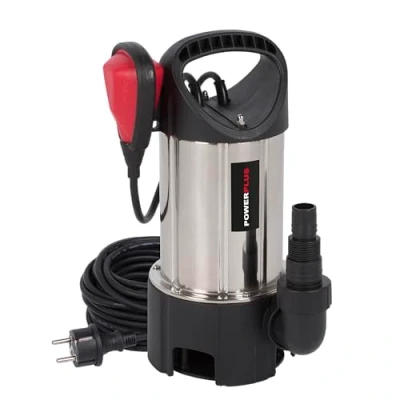 Imagen de POWERPLUS POWEW67912 Bomba sumergible 400w inox aguas sucias.