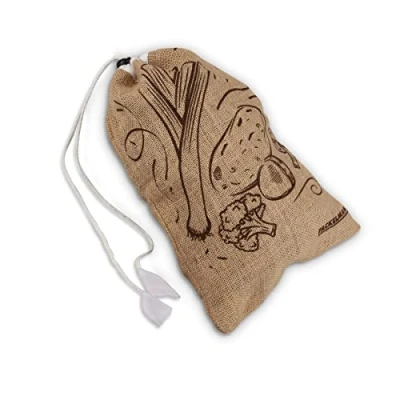 Imagen de Fackelmann Bolsa para fruta y verdura 27x38,5cm, poliéster algodón. 1 ud.