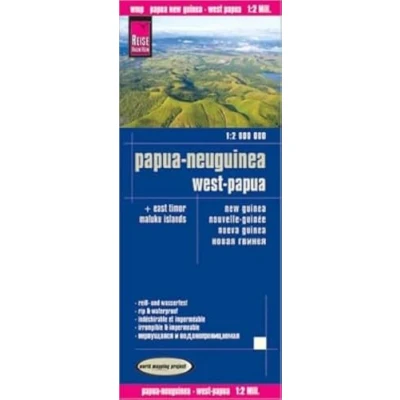 Imagen de Papúa Nueva Guinea, Occidental, Timor Oriental, Islas Maluku, mapa impermeable de carreteras. Escala 1:2.000.000. Reise Know How.: world mapping ... New Guinea and West Papua(1:2.000.000))