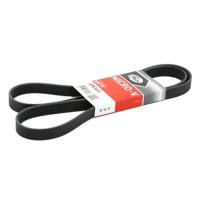 Imagen de GATES 6PK1613 Correa trapecial poli V 1613 6 Poliéster, EPDM (Ethylen Propylen Dien Caucho) RoadMax Value Line AUDI: A6 C6 Berlina, A4 B7 Avant