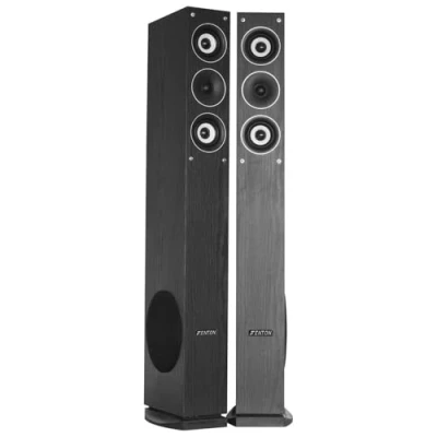 Imagen de Fenton SHFT52B Altavoces de Suelo HiFi Negro, 500 w máx., Torre 3 vías, SPL 88 dB, 20 Hz a kHz, Sonido Hi Fi, Madera Cine en casa