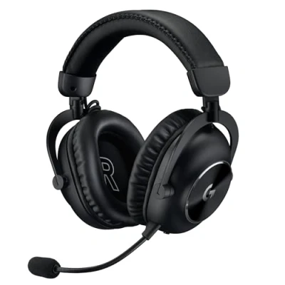 Imagen de Auriculares gaming Logitech G Pro X 2, Inalámbrico, Bluetooth, Transductor de grafeno, 7.1 DTS, PC/PlayStation/Nintendo, Negro