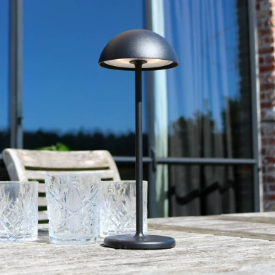 Imagen de Lucide Lámpara de pie LED exterior Joy batería, dim negro
