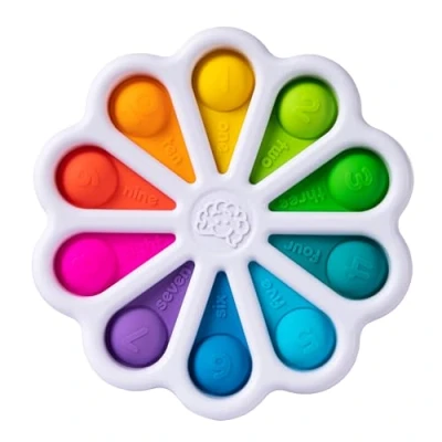 Imagen de Fat Brain Toys Dimpl Digits, Number Learning Toy for Toddlers, Early Development Toy, Educational Push and Pop Sensory Babies, Colourful Boys Girls Aged 2 Years Older