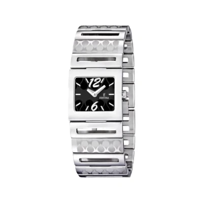 Imagen de Reloj FESTINA Para Mujer F16555/4 Outlet Caja de Acero inoxidable 316l Gris plata Correa