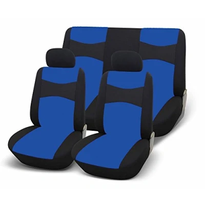 Imagen de Goodyear 77124 BLUE Blue: Juego de fundas asiento coche &quot;Speed Up 2&quot;, Universales, color negro y azul