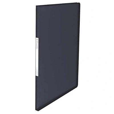 Imagen de Esselte Carpeta de fundas, A4, 40 Capacidad para 80 hojas, Fundas transparentes, Tapas flexibles, Negro VIVIDA, Gama 623999