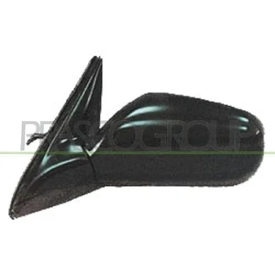 Imagen de Espejo retrovisor Prasco DS1747114 izquierda negro barnizable ajustable desde interior, Ajuste por varillas, plano