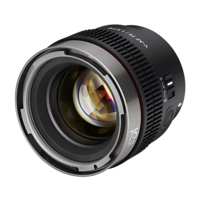Imagen de Samyang V AF 75 mm T1,9 FE para Sony E, lente de vídeo, objetivo enfoque automático, soporte lentes Cine 8K, compatible con Anamórficos, interruptor personalizado y botón