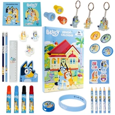 Imagen de Bluey Calendario de Adviento 2024 para Niños Cuenta Regresiva Navidad
