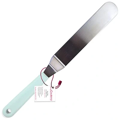 Imagen de ScrapCooking espátula acodada Inoxidable, Metal, Multicolor, 35.5 x 4 1.6 cm