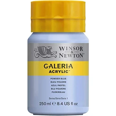 Imagen de Winsor &amp; Newton Series 1 250ml Bottle Galeria Acrylic Colour with Nozzle Cap Powder Blue