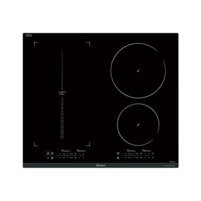 Imagen de Sauter placa de inducción 60cm 4 fuegos 7400w negra spi9648bp
