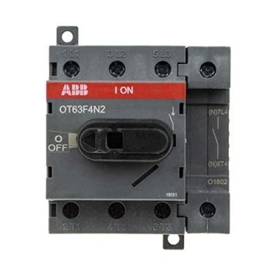 Imagen de Abb entrelec ot63f4n2 Interruptor secciónador/secciónable 4 polos 63a 63/45a/a